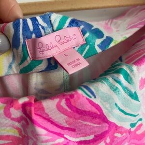 Lilly Pulitzer Pink and Blue Floral Top